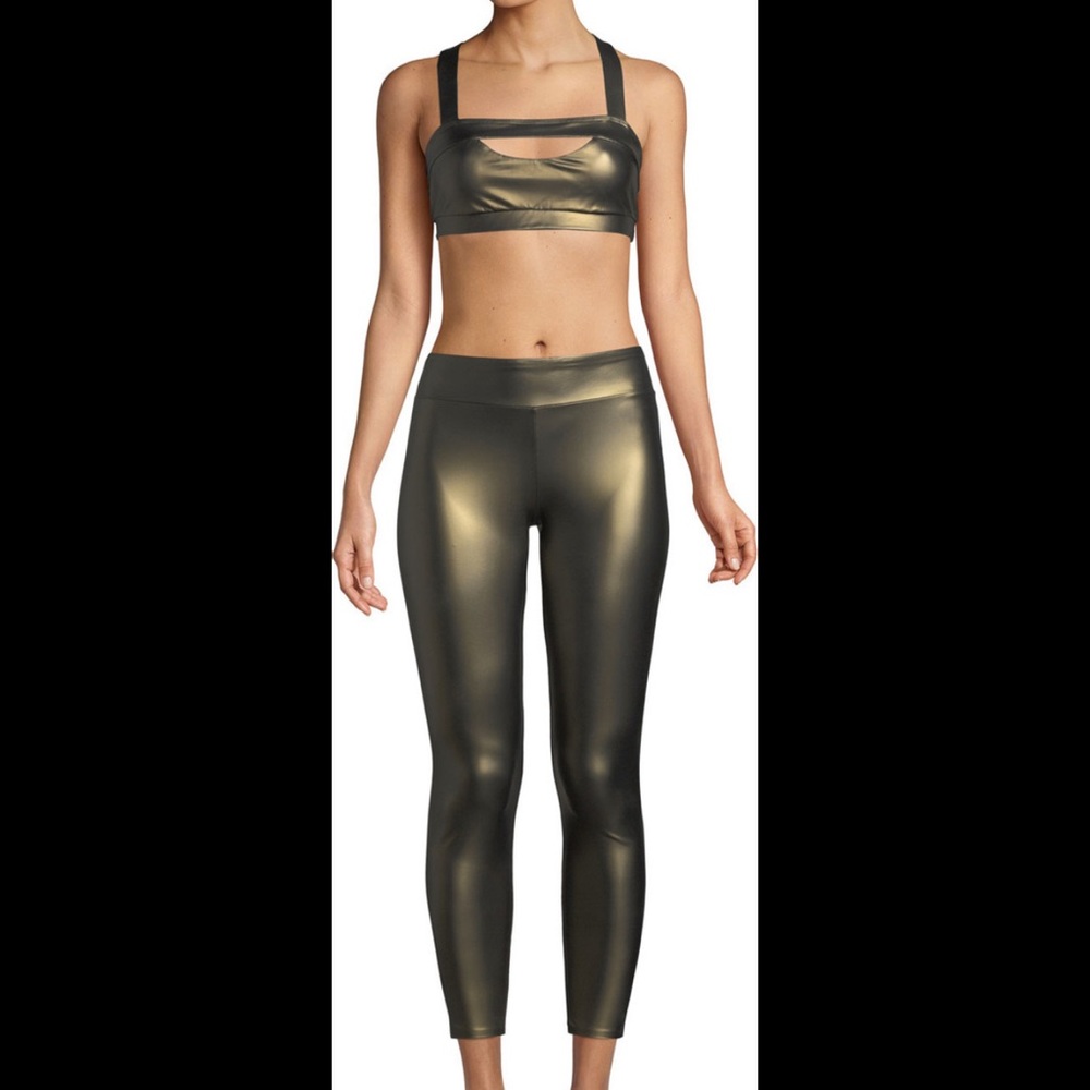 Cushnie et Ochs metallic leggings